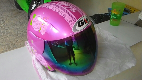 helm GM hello kity pink