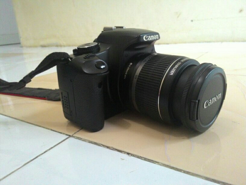 jual kamera canon eos 450 D + tas