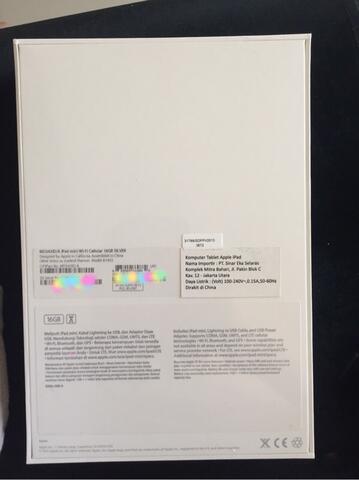 iPad Mini 16GB + Cellular Silver | BNIB Resmi