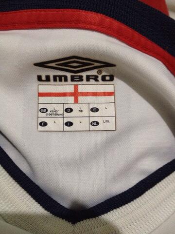 JERSEY ENGLAND HOME 01/03 ORIGINAL