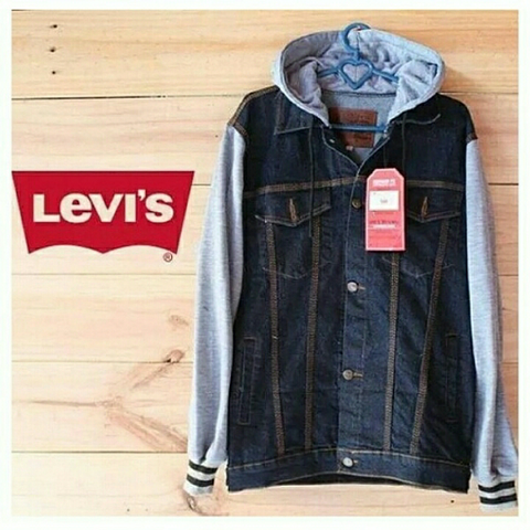 jaket hoodie levis