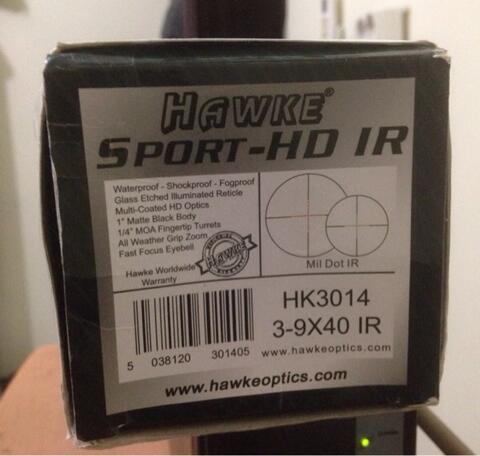 Hawke 3-9x40 IR Series