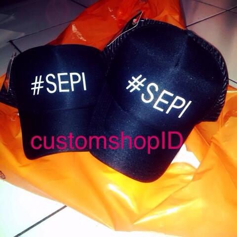 topi custom beanie hat snapback trucker hat bisa satuan sablon/bordir