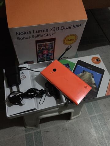 WTS nokia Lumia 730 orange cod bandung only