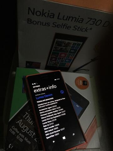 WTS nokia Lumia 730 orange cod bandung only