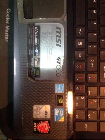 Laptop gaming VGA rusak MSI GT663