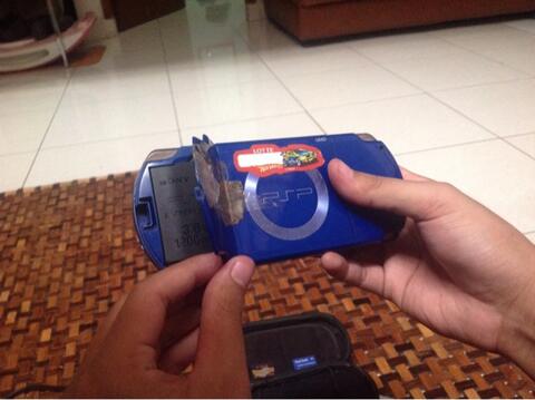PSP 2000 blue / biru NFL edition second 2nd murah!