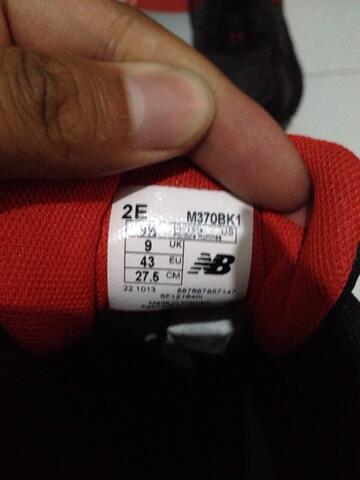 NEW BALANCE RUNNING COURSE M370 BK1 ORIGINAL