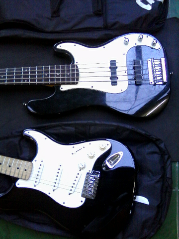 squier precesion standart & squier strat affinty