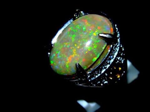 OPAL JUMBO MURAH - ring silver 925 - High Quality Internasional Class