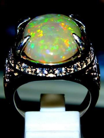 OPAL JUMBO MURAH - ring silver 925 - High Quality Internasional Class