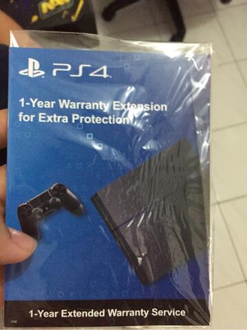 WTS EXTENDED WARRANTY PS4 1 Year Murah