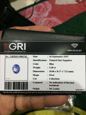 Blue Safir Sapphire Ceylon Srilanka HQ