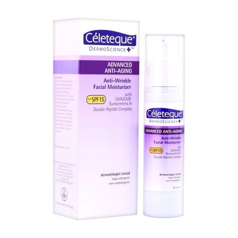 celeteque moisturizer with spf 15