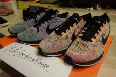 nike flyknit racer multicolor 1.0