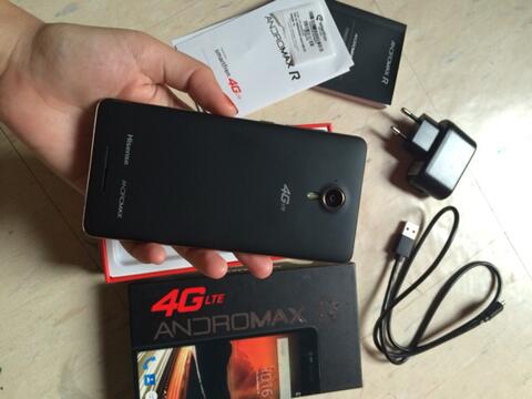 SMARTFREN ANDROMAX R 4GLTE BLACK-GOLD GARANSI PANJANG MULUS