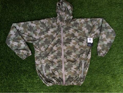 nike running jacket camo