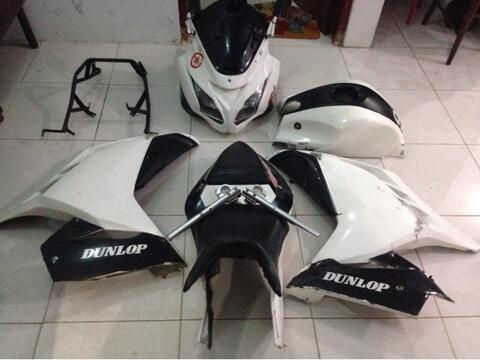 jual full fairing ninja 250fi untuk vixion+acc lainnya