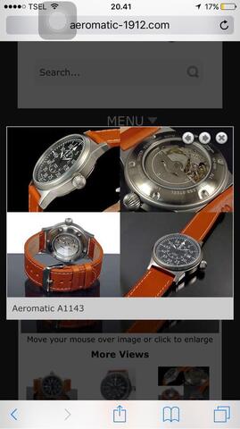 Jam Tangan Aeromatic (classic pilot watch)