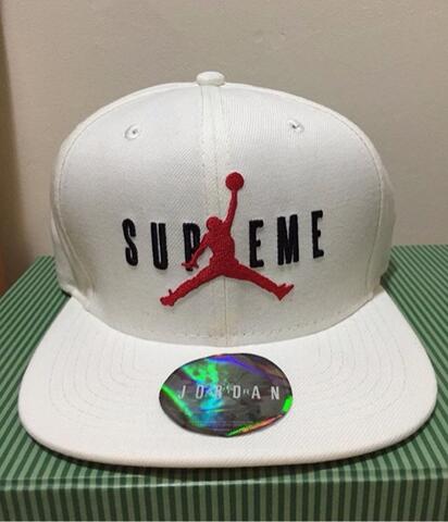 supreme x jordan cap