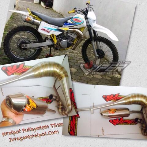 Knalpot Racing Suzuki TS125 FMF Kompetisi