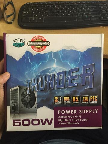 power supply Cooler Master THUNDER 500