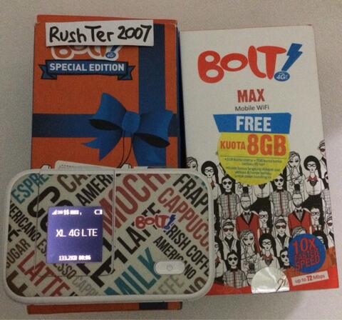 Modem BOLT 4G Max unlock semua gsm