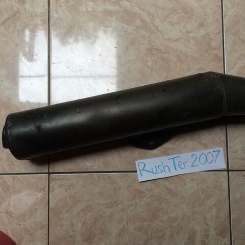 Knalpot Old Jupiter MX lama kondisi apa adanya