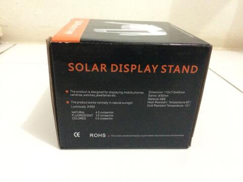 Solar Dispalay Stand