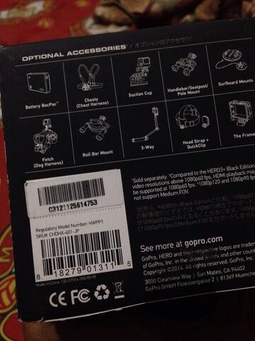 Gopro Hero 4 Black japan market + LCD Touch | bandung