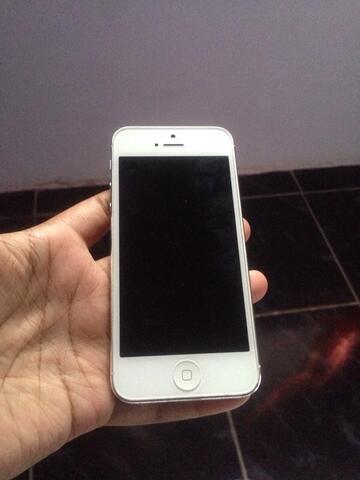 iphone 5 32gb white lengkap murah gan