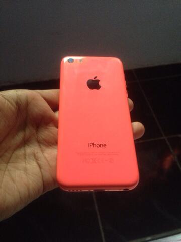 iphone 5c 32gb pink lengkap murah gan
