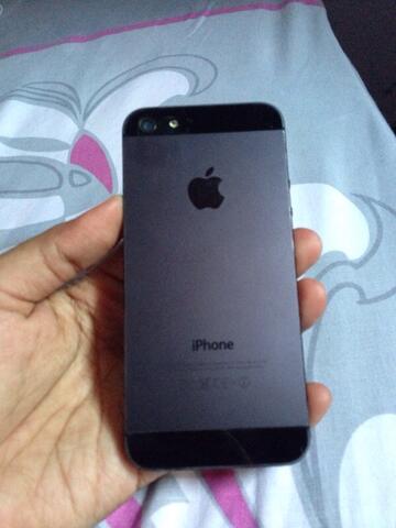 iphone 5 32gb black fullset murah gan