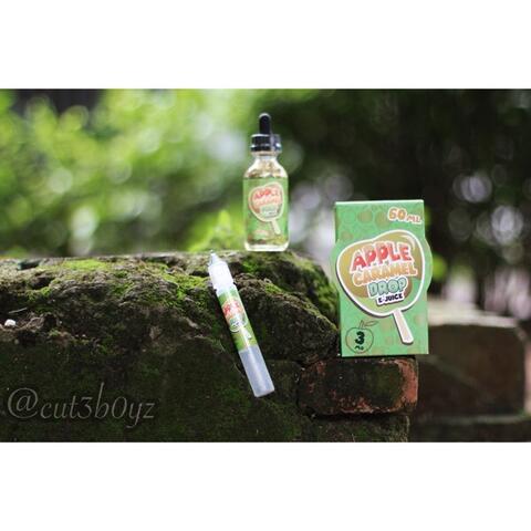 apple caramel drop 60ml 3mg nic (cod tomang)