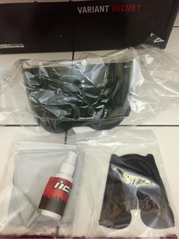 Helm Supermoto Icon Variant Black Construct size Large BNIB