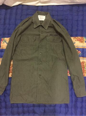 Terjual shirt / kemeja vintage army 