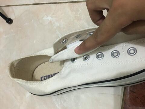 Converse CT Ox White-Black Strip not zara h&m topman giordano uniqlo wood