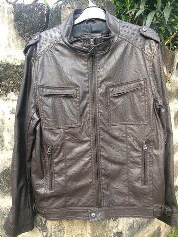 zara original leather jacket