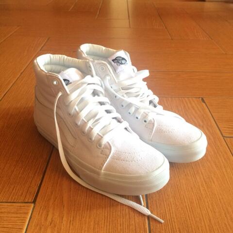 white vans 8.5