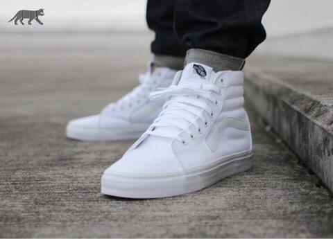 white vans 8.5