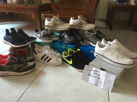 Nike, Adidas, NewBalance all original