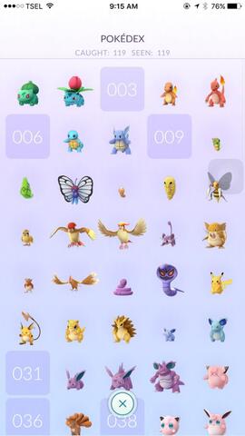Jual pokemon go level 21 momon diatas cp1k banyak...