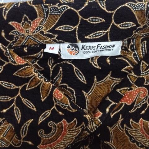 Batik keris lengan pendek kondisi super