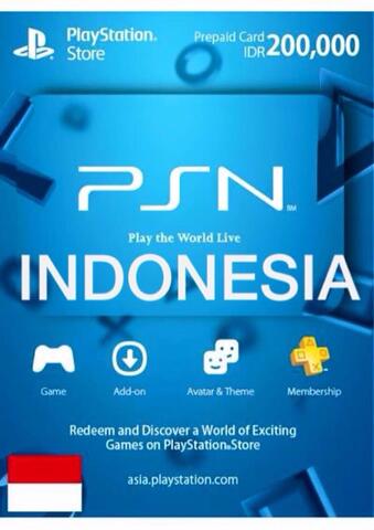 Wallet / PrePaid Card PSN INDO R3 TERMURAH SEKASKUS