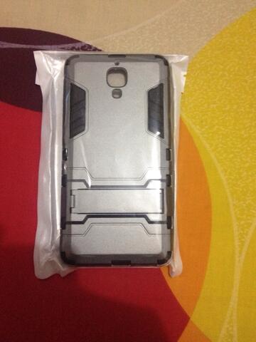 Casing Back Case Cover Armor Robot Transformers Xiaomi Mi4 with Standing Malang