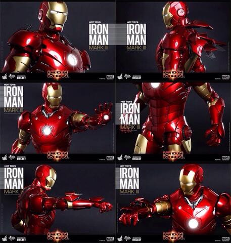WTS HOT TOYS MARVEL IRON MAN MARK III 3 DIECAST NEW MISB