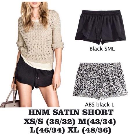 Terjual Baju Branded H M Celana Pendek Boxer Pakaian Wanita Kaskus