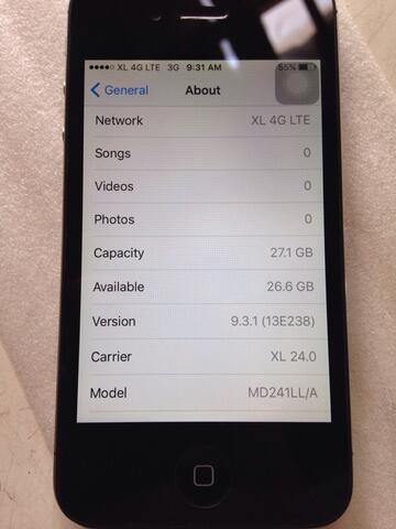 iPhone 4s Black 32Gb Super Mulus!!