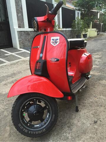 Vespa PTS 100 upgrade POLINI