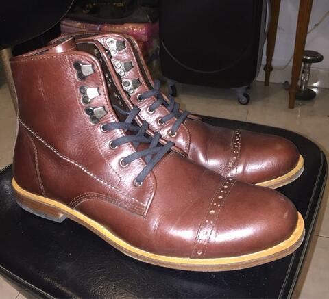 leather boots handmade size 44